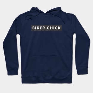 biker chick Hoodie